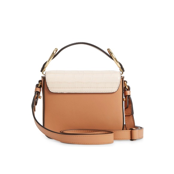 CHLOÉ Mini Tricolor Croc Embossed Shoulder Bag - Picture 6 of 14